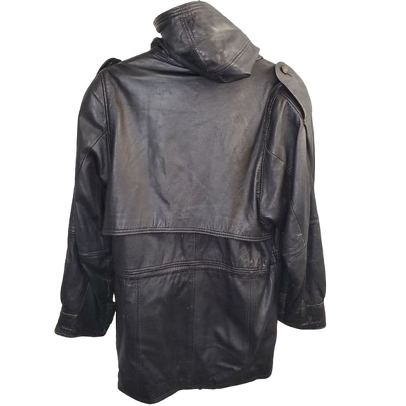 Clout Related Clothes Ladies Leather Coat Size Small - Picture 4 of 16